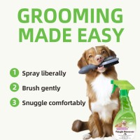 Quick Detangle Spray for Matted Fur Pets Paraben Alcohol Dye Free Natural Extract Formula Dog Cat Supplies