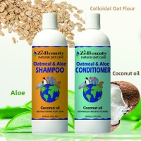 Wholesale Oatmeal Aloe Dog Shampoo Conditioner Set for Pets Sensitive Skin Cat Coat Cleansing Deodorizing Show Gel