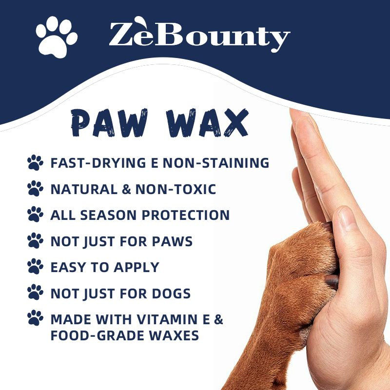 High Quality Natural Wax Ingredients Dog Paw Blam Dry Cracked Paws Nose Healer Lick Safe Food Grade Pet Supply