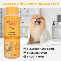 Private Label Premium Pet Cleaning Shampoo Deodorizing Dog Cat Shampoo Long-Lasting Freshness Wash Shower Honey Oats