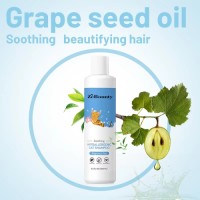 Hypoallergenic Fragrance Free Pet Shampoo for Cats Dogs Grape Seed Oil Extract Anti-Itch Moisturizing Deodorizing Cleanser