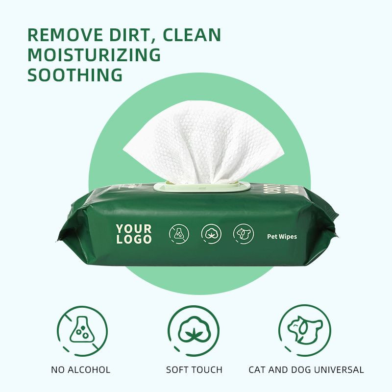 Veterinarians Recommended Pet Ear Dental Care Finger Wipes Disposable Deodorizing Wax Debris Remover for Dog Cat