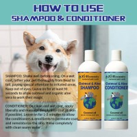 Wholesale Oatmeal Aloe Dog Shampoo Conditioner Set for Pets Sensitive Skin Cat Coat Cleansing Deodorizing Show Gel