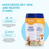 China Factory Custom Organic Bath Shampoo Moisturizing Pet Shower Cat Healthy Dog Relieving Itchy Skin Glossy Coat Pets