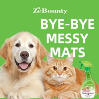 16oz Alcohol Free Pet Detangling Spray Natural Pea Oat Extract Paraben Dye Free Tangle Remover for Dogs Cats