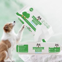 Customized Natural Clean Grooming Deodorizing Wipes for Pets Deodorizing Plant Based Dog Wipes for Paws Butt Body