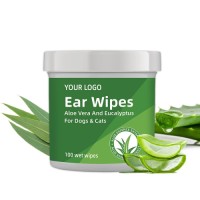 Hot Selling Products Pet Wipes Remove Dirt Cat Pet Circle Wipes for Pets Cleaning Eyes Dog Fur Skin Clean Odors Reduce