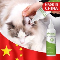 Customized Pet Ear Cleaner with Cucumber Scent Gentle Care From OEM Manufacturer for Cat and Dog for Living Room Use