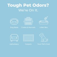 Ultra Versatile Pet Deodorizer Spray 16oz Scent-Free Safe Cat Dog Deodorant for Urine Beds Carpets